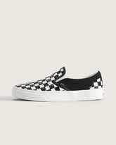 Classic Slip-On Checkerboard Shoe - Checkerboard White / Black