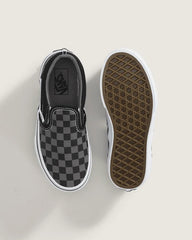 Little Kids Classic Slip-On Checkerboard Shoe - Checkerboard Black / Pewter Grey