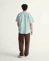 Check-5 Loose Denim Pants - Dark Brown
