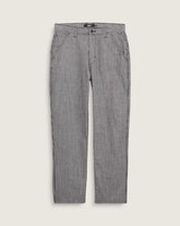 Chore Loose Stripe Denim Pants - Black / White