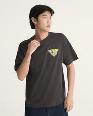 Triple Wave Surf Club T-Shirt - Faded Black