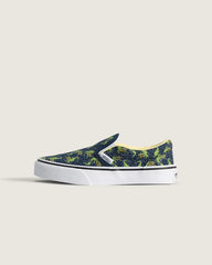 Little Kids Classic Slip-On Shoe - Glow-in-the-Dark Navy Blue / Yellow