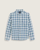 Lawson Solid Oxford Long Sleeve Shirt - Bleach Indigo