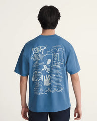 Dirt Trip T-Shirt - True Navy Blue