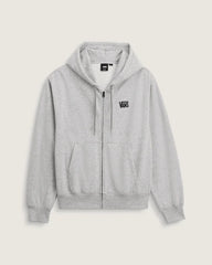 Stretch Logo Zip Hoodie - Cement Heather Grey