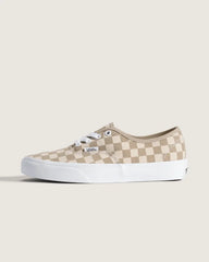 Authentic Checkerboard Shoe - Checkerboard Aluminum Grey / Oatmeal Beige
