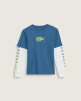 Kids Twofer Long Sleeve Shirt - True Navy Blue