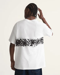 Palm Leaf T-Shirt - Egret White