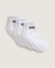 Kids Classic Half Crew Socks - White