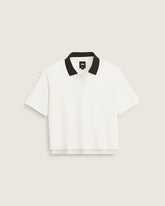 Swing Knit Polo Shirt - Marshmallow White