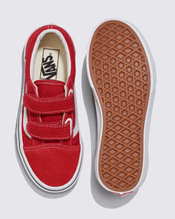 Little Kids Old Skool V Shoe - Racing Red / True White