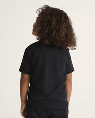 Little Kids Stretch Logo T-Shirt - Black