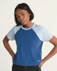 Gracie Raglan T-Shirt - True Navy Blue