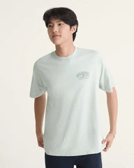 Check Overhead T-Shirt - Dusty Mint Green