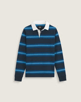 Kids V Rugby Long Sleeve Shirt - Dress Blues