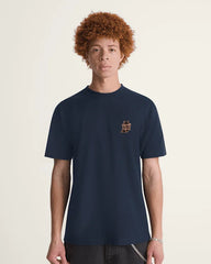 Raccoon Sign T-Shirt - Navy Blue