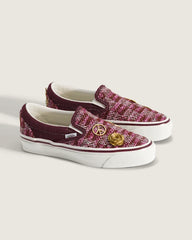 Premium Classic Slip-On Shoe - Brown / Pink