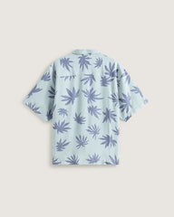 Van Doren Printed Camp T-Shirt - Dawn Mist Blue
