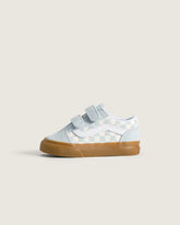 Toddler Old Skool V Shoe - Gum Checkerboard Dawn Mist Blue