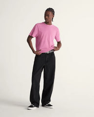 Check-5 Baggy Denim Pants - Black