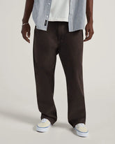 Skate Check-5 Loose Denim Pants - After Dark Brown