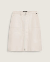 Canvas Midi Skirt - Natural Seed Beige