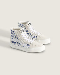 Little Kids Sk8-Hi Side Zip Shoe - White / True Blue