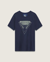 Waffle Shop Wave Blend T-Shirt - Navy Blue
