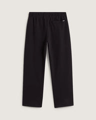 Stretch Logo Straight Leg Fleece Pant - Black