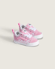 Toddler Knu Skool Checkerboard Shoe - Checkerboard Prism Pink / True White