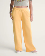 Salton Washed Straight Fleece Pants - Spicy Mustard Yellow