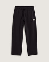 Stretch Logo Straight Leg Fleece Pant - Black