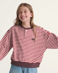 Kids Molley Long Sleeve Henley - Pale Petal Pink