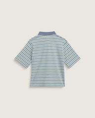 Swing Knit Polo Shirt - Glacial Slate Blue