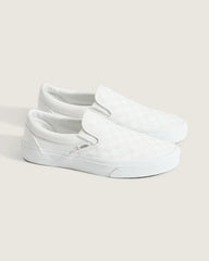Classic Slip-On Checkerboard Shoe - Checkerboard True White