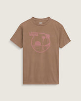 Waffle Shop Sun Vans Style T-Shirt - Brown
