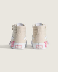 Little Kids Sk8-Hi Side Zip Shoe - Turtledove White