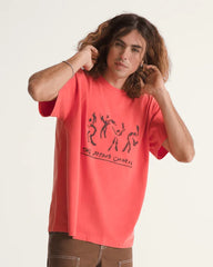 OTW by Vans X Julian Klincewicz Washed Tee Shirt - Mandarin Red