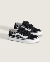 Little Kids Old Skool V Shoe - Glow-in-the-Dark / Black