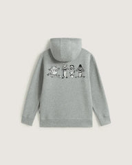Little Kids Sk8 Posse Zip Hoodie - Cement Heather Grey