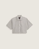 Crop Shirt - Black-White