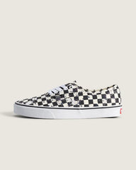 Authentic Shoe - Splatter Checkerboard Black