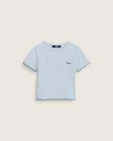 Kids Gabby Knit Shirt - Soft Slate Blue