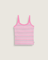 Niki Striped Tank Top - Fizz Pink