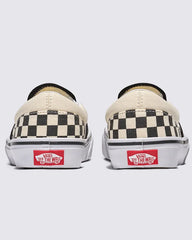 Big Kids Classic Slip-On Shoe - Checkerboard Black / White
