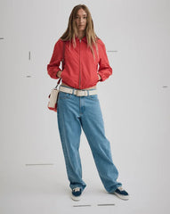 Lightweight Bomber Jacket - Racing Red