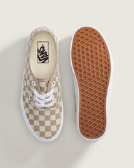 Authentic Checkerboard Shoe - Checkerboard Aluminum Grey / Oatmeal Beige