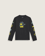 Kids Zoned Out Long Sleeve T-Shirt - Black
