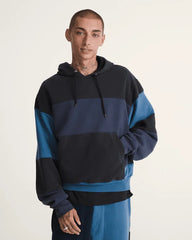 Waffle Shop Reimagined Pieced Hoodie - Blue