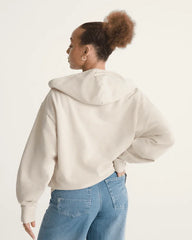 Sunny Daze 66 Zip Hoodie - Oatmeal Beige